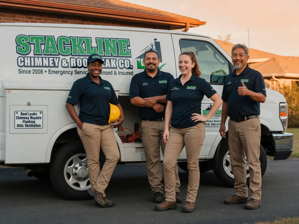 Chimney flashing repair company in Merrifield, MN